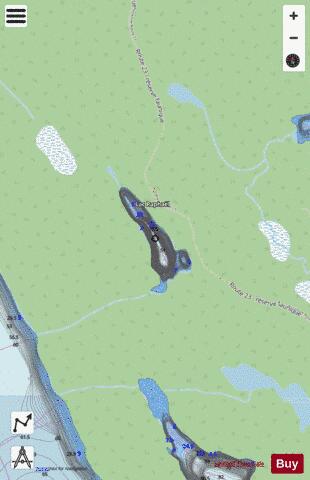 Raphael, Lac depth contour Map - i-Boating App - Streets