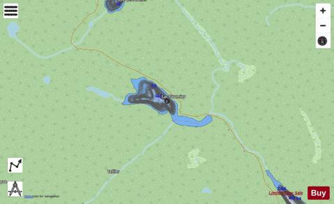 Fournier, Lac depth contour Map - i-Boating App - Streets