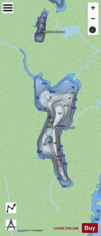 Froid, Petit lac depth contour Map - i-Boating App - Streets