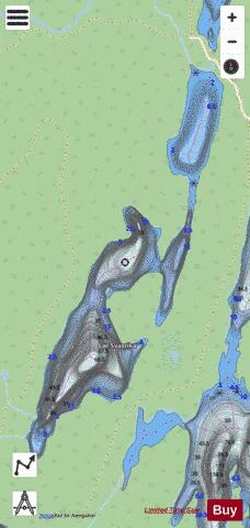 Svastika, Lac depth contour Map - i-Boating App - Streets