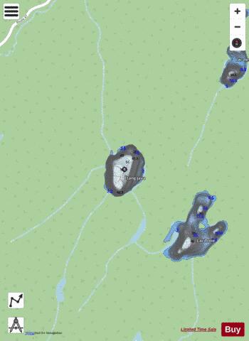 Java, Etang depth contour Map - i-Boating App - Streets