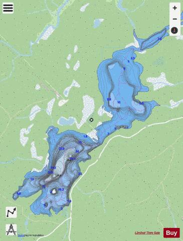 Gate, Lac depth contour Map - i-Boating App - Streets