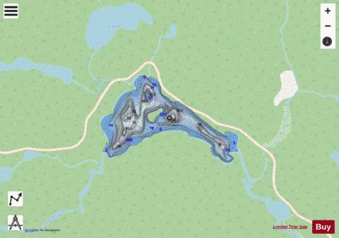 Lafond, Lac depth contour Map - i-Boating App - Streets