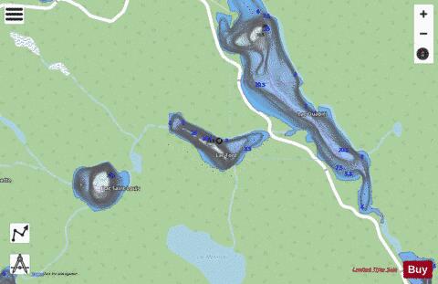 Ford, Lac depth contour Map - i-Boating App - Streets