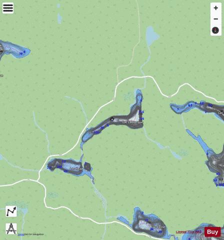 Labrecque, Lac depth contour Map - i-Boating App - Streets