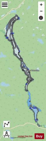 Tomasine, Lac depth contour Map - i-Boating App - Streets