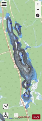 Roland, Lac depth contour Map - i-Boating App - Streets