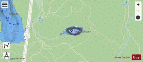Bec Croche, Lac du depth contour Map - i-Boating App - Streets