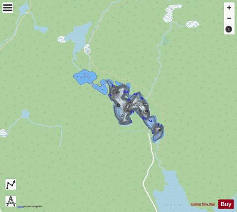 Trepanier, Lac depth contour Map - i-Boating App - Streets