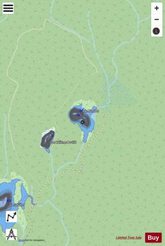 Nordet, Lac depth contour Map - i-Boating App - Streets