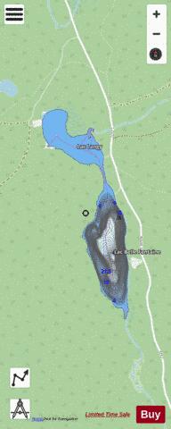 Belle Fontaine, Lac depth contour Map - i-Boating App - Streets