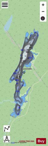 Neville, Lac depth contour Map - i-Boating App - Streets