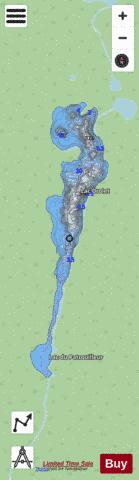 Drolet, Lac depth contour Map - i-Boating App - Streets
