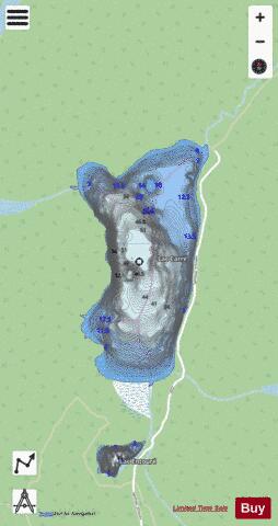 Carre, Lac depth contour Map - i-Boating App - Streets
