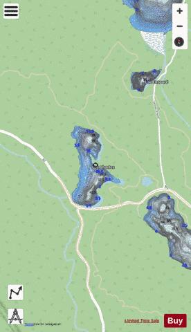 Charles, Lac depth contour Map - i-Boating App - Streets