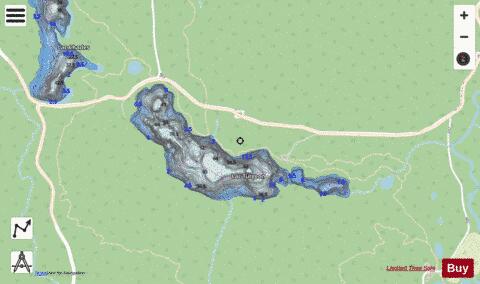 Turgeon, Lac depth contour Map - i-Boating App - Streets