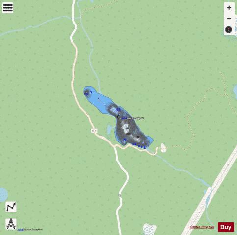 Beaupre, Lac depth contour Map - i-Boating App - Streets