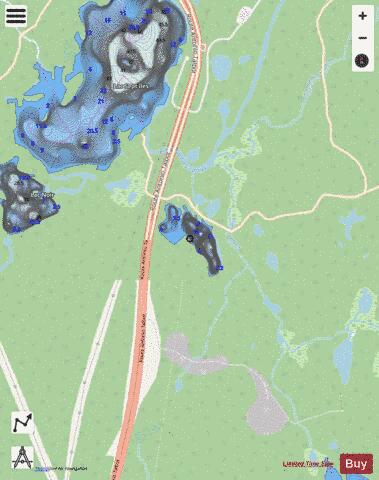 Esperance, Lac de l' depth contour Map - i-Boating App - Streets