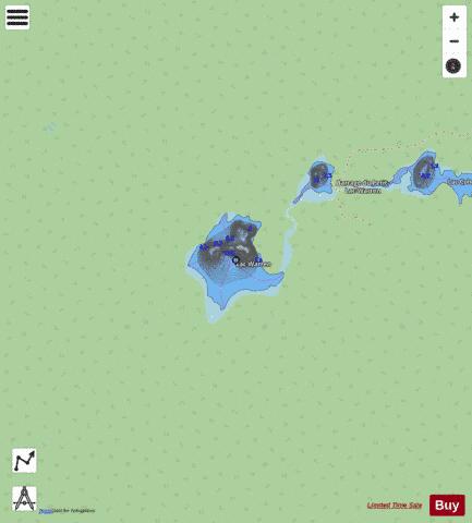 Warren, Lac depth contour Map - i-Boating App - Streets