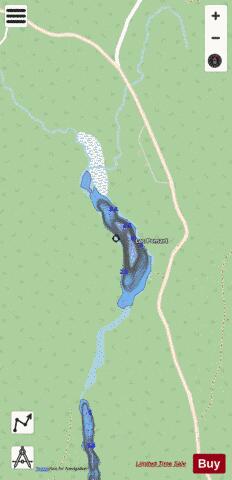 Pomart, Lac depth contour Map - i-Boating App - Streets