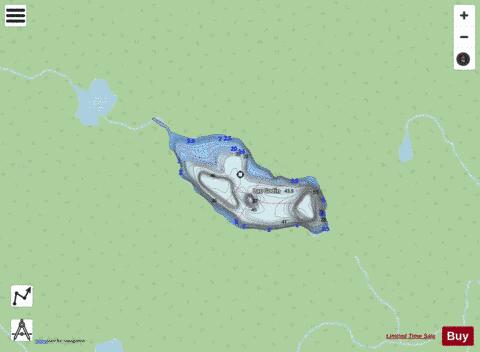 Godin, Lac depth contour Map - i-Boating App - Streets