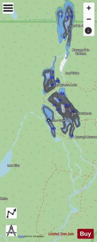 Gautron, Lac depth contour Map - i-Boating App - Streets