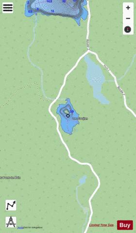 Goujon, Lac depth contour Map - i-Boating App - Streets