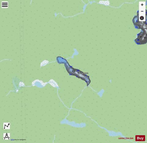 Turgeon, Lac depth contour Map - i-Boating App - Streets