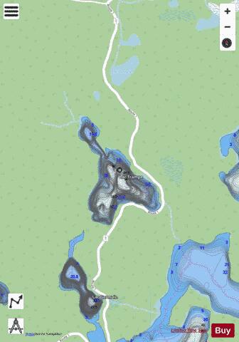 Trampe, Lac depth contour Map - i-Boating App - Streets
