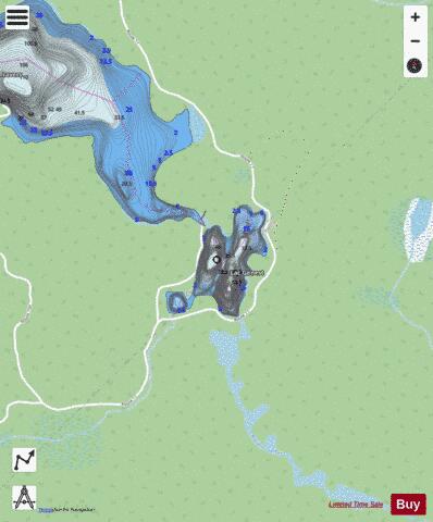 Genest, Lac depth contour Map - i-Boating App - Streets