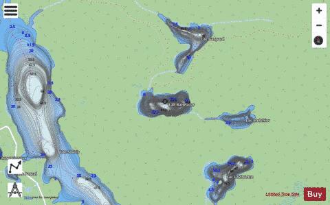 Balthazar, Lac depth contour Map - i-Boating App - Streets