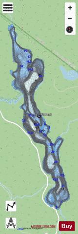 Doucet, Lac depth contour Map - i-Boating App - Streets