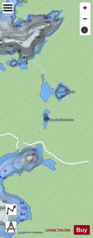 Souchets, Lac des depth contour Map - i-Boating App - Streets