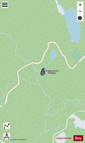 Clavaires, Premier lac des depth contour Map - i-Boating App - Streets