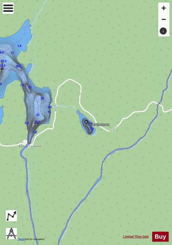 Chausson, Lac depth contour Map - i-Boating App - Streets