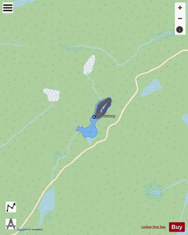Salvay, Lac depth contour Map - i-Boating App - Streets