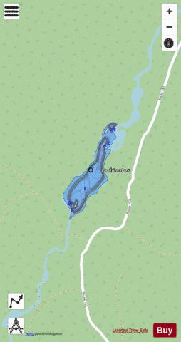 Etincelant, Lac depth contour Map - i-Boating App - Streets