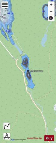 Chavaudray, Lac depth contour Map - i-Boating App - Streets