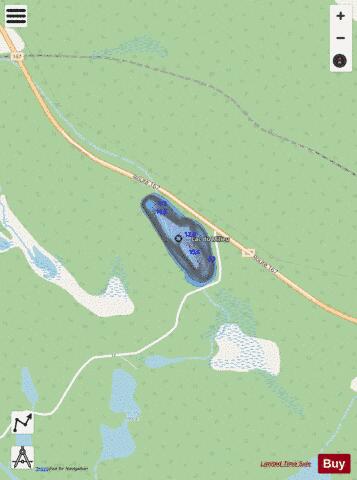 Milieu, Lac du depth contour Map - i-Boating App - Streets