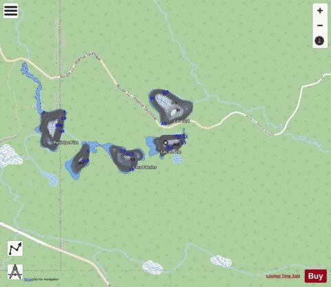 Ile, Lac de l' depth contour Map - i-Boating App - Streets