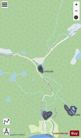 Saponite, Lac depth contour Map - i-Boating App - Streets