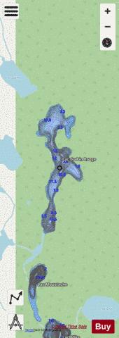 Pin Rouge, Lac du depth contour Map - i-Boating App - Streets