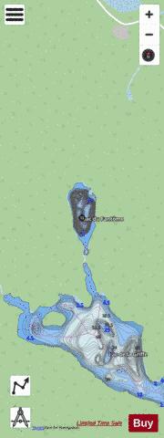 Fantome, Lac du depth contour Map - i-Boating App - Streets