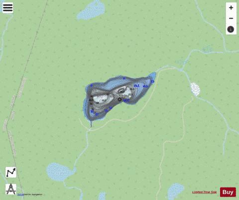 Aiglon, Lac de l' depth contour Map - i-Boating App - Streets