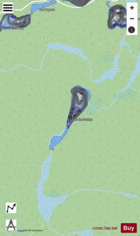 Saules, Lac des depth contour Map - i-Boating App - Streets
