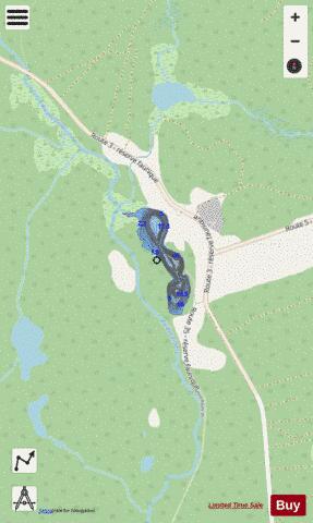 Fascinant, Lac depth contour Map - i-Boating App - Streets