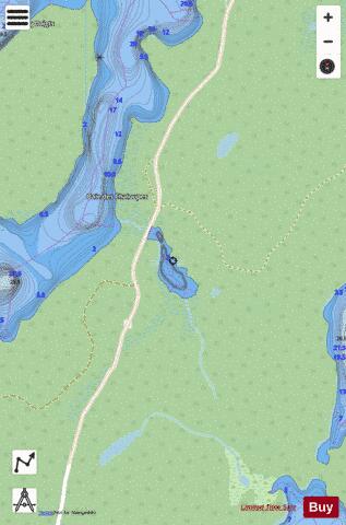 Colombon, Lac depth contour Map - i-Boating App - Streets
