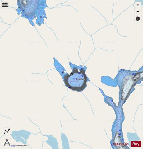 Saimiri, Lac depth contour Map - i-Boating App - Streets