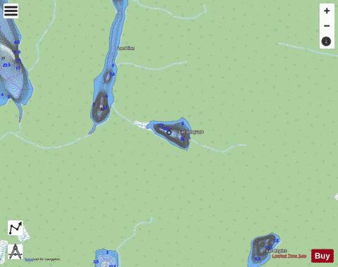 Jonquart, Lac depth contour Map - i-Boating App - Streets