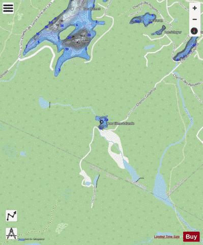 Come-Lalande, Lac depth contour Map - i-Boating App - Streets